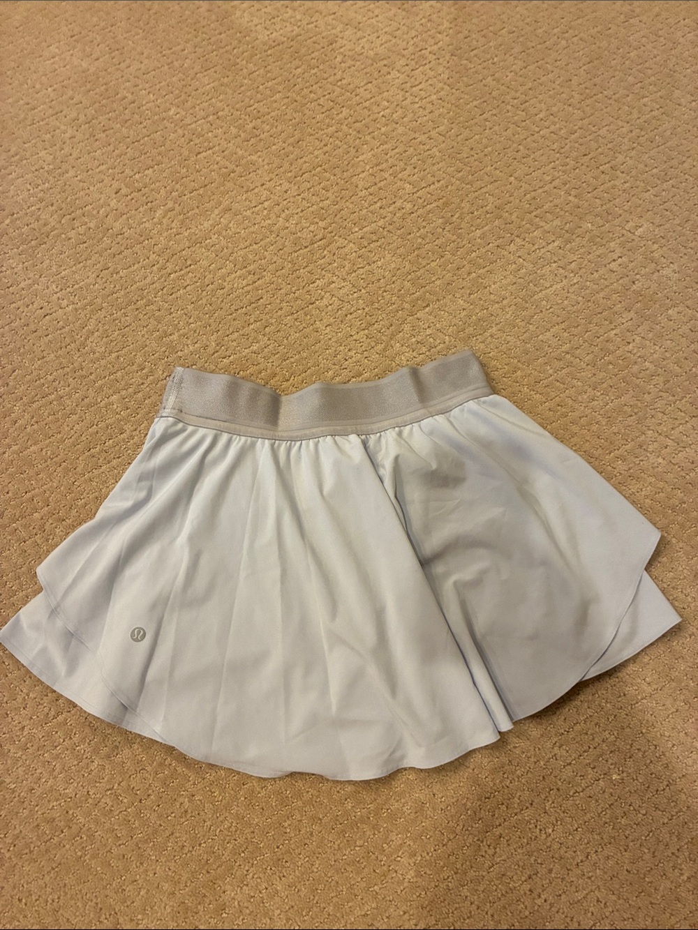 lululemon athletica Light Gray Flared Skirt